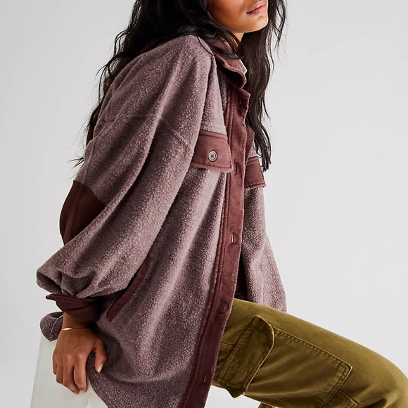 Free People Shacket New - Picture 3 of 4